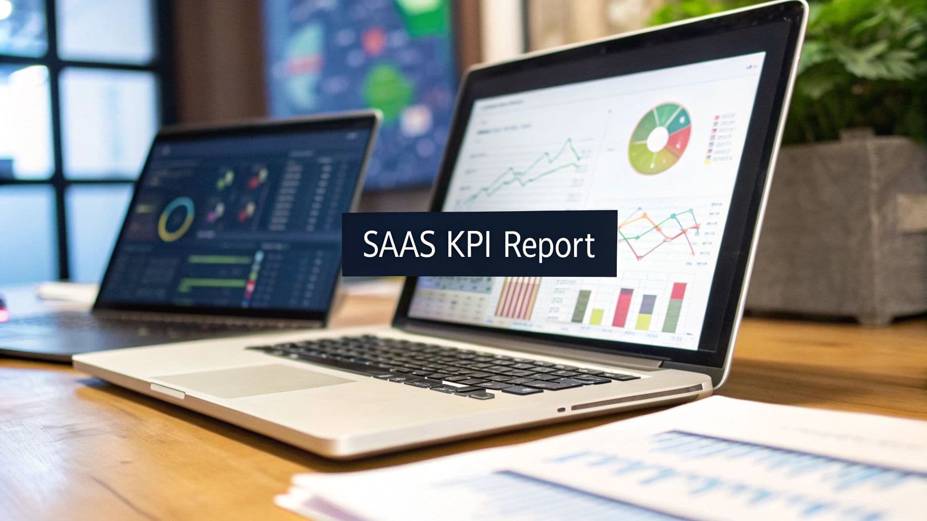 SaaS Sample KPI Report Template