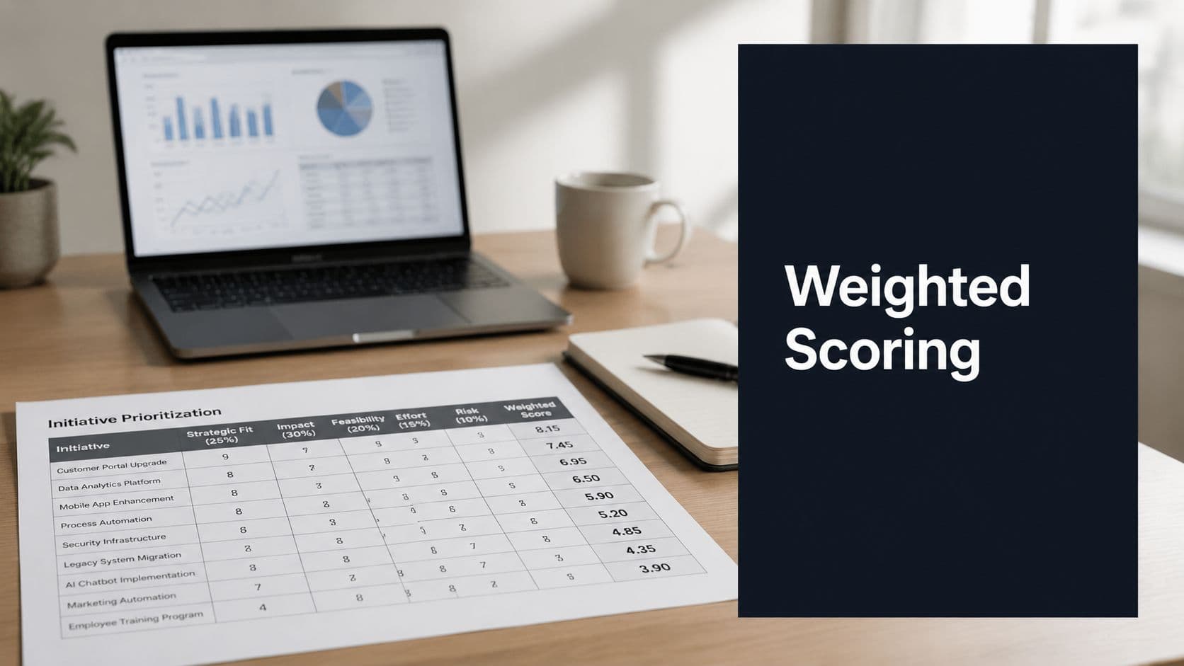 Build a Weighted Scoring Model: AI for Prioritization
